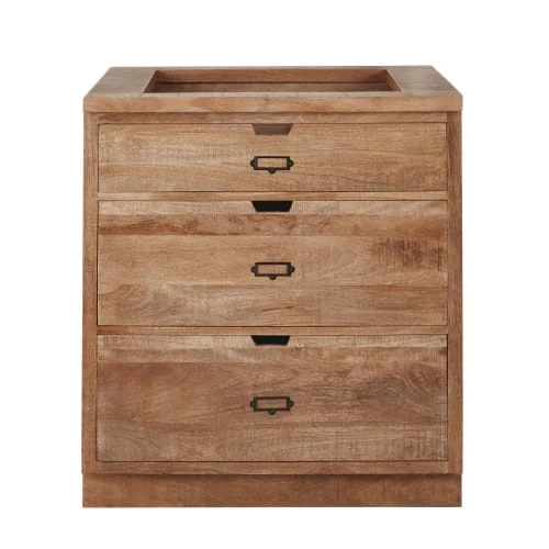 Maisons Du Monde Meubles Bas Casserolier Cuisine 3 Tiroirs En Manguier Massif 3 Maisons Du Monde Meubles Bas Casserolier Cuisine 3 Tiroirs En Manguier Massif