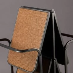 Dutchbone Îlots Et Dessertes Chariot En Bois Et Acier Sur Roulettes -Meubles de cuisine Soldes chariot en bois et acier sur roulettes 4