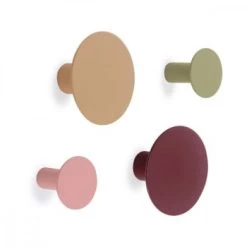 Remember Portemanteaux Et Patères Crochets Multicolores - Lot De 4 -Meubles de cuisine Soldes crochets multicolores lot de 4 6