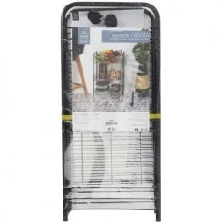 The Home Deco Factory Îlots Et Dessertes Desserte à Roulettes 3 Niveaux Noire -Meubles de cuisine Soldes desserte a roulettes 3 niveaux noire 3