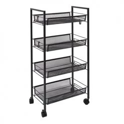 The Home Deco Factory Îlots Et Dessertes Desserte à Roulettes 4 Niveaux