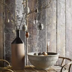 Madam Stoltz Îlots Et Dessertes Desserte à Roulettes En Bambou Beige -Meubles de cuisine Soldes desserte a roulettes en bambou beige 3