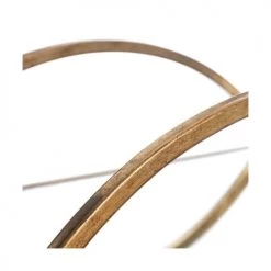 Ixia Îlots Et Dessertes Desserte Apéritif Salon En Métal Doré Et Plateaux Miroirs -Meubles de cuisine Soldes desserte aperitif salon en metal dore et plateaux miroirs 2