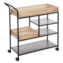 Decoratie Îlots Et Dessertes Desserte Cannage