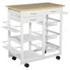 Homcom Îlots Et Dessertes Desserte Chariot Cuisine Multi-rangements Aspect Chêne Clair Pin Blanc 2 Homcom Îlots Et Dessertes Desserte Chariot Cuisine Multi-rangements Aspect Chêne Clair Pin Blanc -Meubles de cuisine Soldes desserte chariot cuisine multi rangements aspect chene clair pin blanc