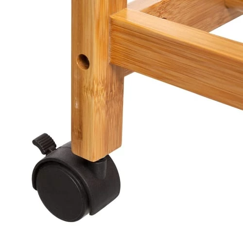 Five Simply Smart Îlots Et Dessertes Desserte De Cuisine 1 Tiroir 3 étagères Bambou 5 Five Simply Smart Îlots Et Dessertes Desserte De Cuisine 1 Tiroir 3 étagères Bambou – Image 3