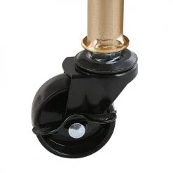 Beliani Îlots Et Dessertes Desserte De Cuisine Blanche Et Doré -Meubles de cuisine Soldes desserte de cuisine blanche et dore 4