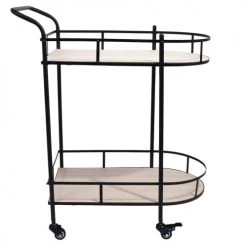 The Home Deco Factory Îlots Et Dessertes Desserte De Cuisine Industrielle -Meubles de cuisine Soldes desserte de cuisine industrielle 2