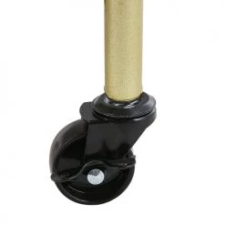 Beliani Îlots Et Dessertes Desserte De Cuisine Ronde Dorée Et Blanche Effet Marbre -Meubles de cuisine Soldes desserte de cuisine ronde doree et blanche effet marbre 3