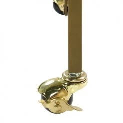 Beliani Îlots Et Dessertes Desserte Dorée à Roulettes -Meubles de cuisine Soldes desserte doree a roulettes 4