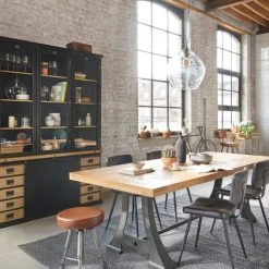 Maisons Du Monde Îlots Et Dessertes Desserte En Métal Doré à Roulettes -Meubles de cuisine Soldes desserte en metal dore a roulettes 1000 11 2 222796 4