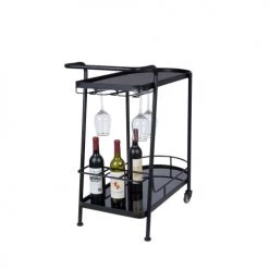 Dutchbone Îlots Et Dessertes Desserte En Métal Noir -Meubles de cuisine Soldes desserte en metal noir 10