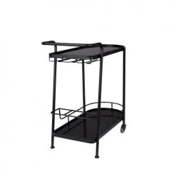 Dutchbone Îlots Et Dessertes Desserte En Métal Noir -Meubles de cuisine Soldes desserte en metal noir 11