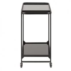 Zago Îlots Et Dessertes Desserte En Métal Noir -Meubles de cuisine Soldes desserte en metal noir 14