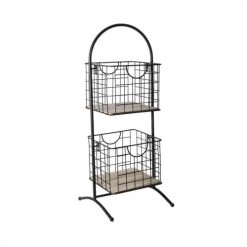 The Home Deco Factory Îlots Et Dessertes Desserte Filaire 2 Paniers