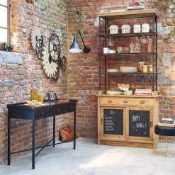 Maisons Du Monde Îlots Et Dessertes Desserte Haute En Manguier Massif L101 -Meubles de cuisine Soldes desserte haute en manguier massif l101 1000 15 6 156585 9