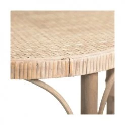 Ixia Îlots Et Dessertes Desserte Ronde Apéritif En Rotin -Meubles de cuisine Soldes desserte ronde aperitif en rotin 5