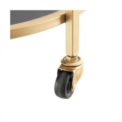 Ixia Îlots Et Dessertes Desserte Ronde Apéritif Salon En Métal Doré Et Plateaux Miroirs -Meubles de cuisine Soldes desserte ronde aperitif salon en metal dore et plateaux miroirs 7