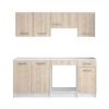 Urban Meuble Meubles Haut Ensemble De Meubles De Cuisine Complète Modulaire Linéaire 6 Pcs -Meubles de cuisine Soldes ensemble de meubles de cuisine complete modulaire lineaire 6 pcs 12