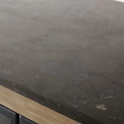 Maisons Du Monde Îlots Et Dessertes Îlot Central Cuisine 2 Portes Vitrées En Pin Recyclé Grisé -Meubles de cuisine Soldes ilot central cuisine 2 portes vitrees en pin recycle grise 1000 3 8 201810 3