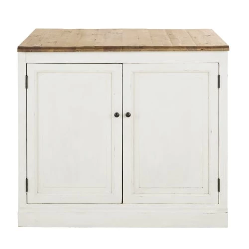 Maisons Du Monde Îlots Et Dessertes Ilot Central Cuisine Modulable 3 Tiroirs En Pin Recyclé Ivoire L100 6 Maisons Du Monde Îlots Et Dessertes Ilot Central Cuisine Modulable 3 Tiroirs En Pin Recyclé Ivoire L100 – Image 4