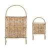 Bloomingville Portemanteaux Et Patères Lot De 2 Crochets En Rotin Beige -Meubles de cuisine Soldes lot de 2 crochets en rotin beige