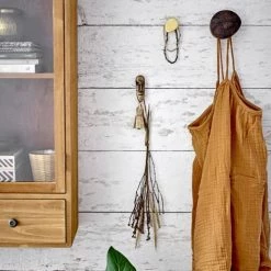 Bloomingville Portemanteaux Et Patères Lot De 3 Crochets En Aluminium Doré -Meubles de cuisine Soldes lot de 3 crochets en aluminium dore 1