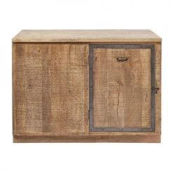 Maisons Du Monde Meubles Bas Meuble Bas D'angle De Cuisine 1 Porte En Manguier Massif