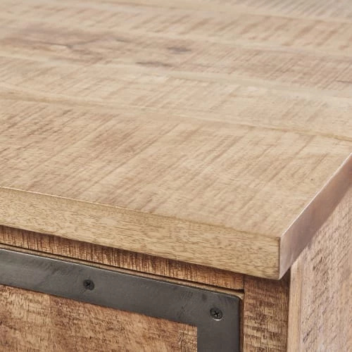 Maisons Du Monde Meubles Bas Meuble Bas D'angle De Cuisine 1 Porte En Manguier Massif 6 Maisons Du Monde Meubles Bas Meuble Bas D'angle De Cuisine 1 Porte En Manguier Massif – Image 4