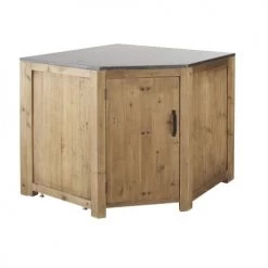 Maisons Du Monde Meubles Bas Meuble Bas D'angle De Cuisine 1 Porte En Pin Recyclé Effet Vieilli -Meubles de cuisine Soldes meuble bas d angle de cuisine 1 porte en pin recycle effet vieilli 1000 3 18 202558 3