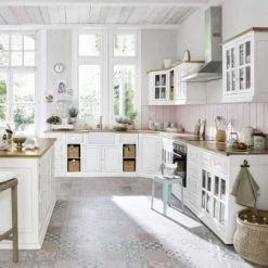 Maisons Du Monde Meubles D'angle Meuble Bas D'angle De Cuisine 1 Porte Poignée à Gauche Ivoire -Meubles de cuisine Soldes meuble bas d angle de cuisine 1 porte poignee a gauche ivoire 1000 7 12 140478 9