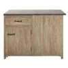 Maisons Du Monde Meubles Bas Meuble Bas D'angle Gauche De Cuisine 1 Porte 1 Tiroir En Pin Recyclé Grisé -Meubles de cuisine Soldes meuble bas d angle gauche de cuisine 1 porte 1 tiroir en pin recycle grise 1000 14 2 201804 1