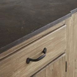 Maisons Du Monde Meubles Bas Meuble Bas D'angle Gauche De Cuisine 1 Porte 1 Tiroir En Pin Recyclé Grisé -Meubles de cuisine Soldes meuble bas d angle gauche de cuisine 1 porte 1 tiroir en pin recycle grise 1000 14 2 201804 4