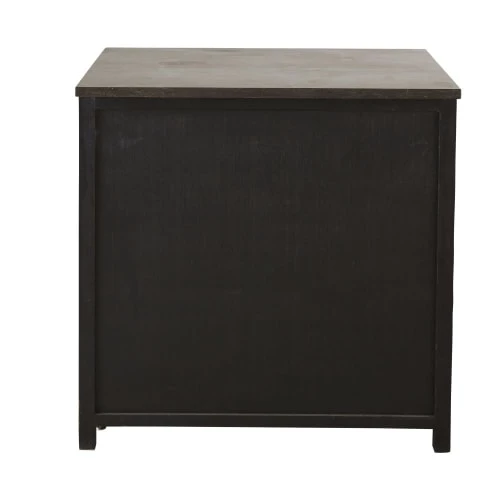 Maisons Du Monde Meubles Bas Meuble Bas De Cuisine 2 Portes Vitrées En Pin Recyclé Grisé 7 Maisons Du Monde Meubles Bas Meuble Bas De Cuisine 2 Portes Vitrées En Pin Recyclé Grisé – Image 5