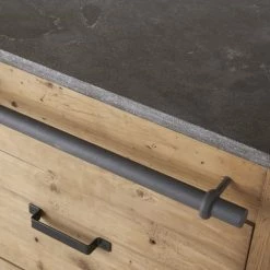 Maisons Du Monde Meubles Bas Meuble Bas De Cuisine 2 Tiroirs En Pin Recyclé Effet Vieilli L70 -Meubles de cuisine Soldes meuble bas de cuisine 2 tiroirs en pin recycle effet vieilli l70 1000 15 13 202553 4