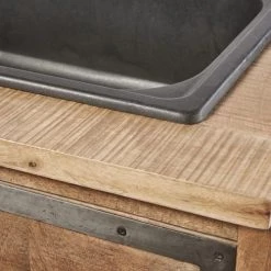 Maisons Du Monde Meubles Bas Avec évier Meuble Bas De Cuisine Avec évier 2 Portes En Manguier Massif -Meubles de cuisine Soldes meuble bas de cuisine avec evier 2 portes en manguier massif 1000 4 27 188381 6