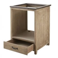 Maisons Du Monde Meubles Bas Meuble Bas De Cuisine Pour Four 1 Tiroir En Pin Recyclé Grisé -Meubles de cuisine Soldes meuble bas de cuisine pour four 1 tiroir en pin recycle grise 1000 8 37 201798 2