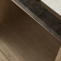 Maisons Du Monde Meubles Bas Meuble Bas De Cuisine Pour Four 1 Tiroir En Pin Recyclé Grisé -Meubles de cuisine Soldes meuble bas de cuisine pour four 1 tiroir en pin recycle grise 1000 8 37 201798 4