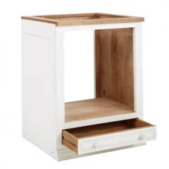 Maisons Du Monde Meubles Bas Meuble Bas De Cuisine Pour Four En Manguier Ivoire L70