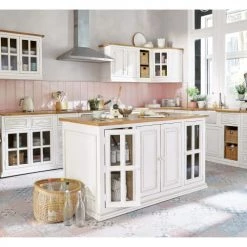 Maisons Du Monde Meubles Bas Meuble Bas De Cuisine Pour Four En Manguier Ivoire L70 -Meubles de cuisine Soldes meuble bas de cuisine pour four en manguier ivoire l70 1000 6 11 140477 5