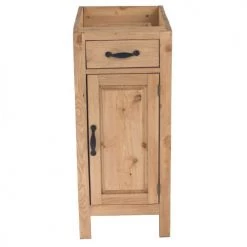 Grenier Alpin Meubles Bas Meuble Bas Pin Massif 40 Cm 1 Porte Ouverture Gauche 1 Tiroir