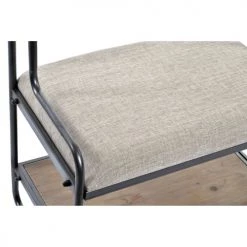 Wadiga Portemanteaux Et Patères Meuble D'entrée Portemanteau Et Banc - 66x40x201cm -Meubles de cuisine Soldes meuble d entree portemanteau et banc 66x40x201cm 5