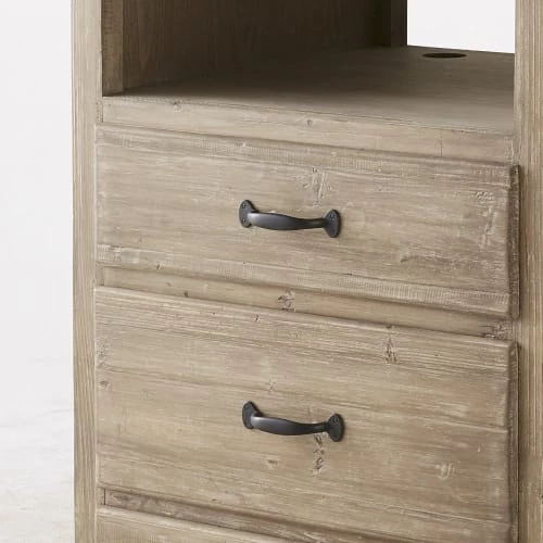 Maisons Du Monde Meubles Haut Meuble De Cuisine Colonne Four 1 Porte Vitrée 3 Tiroirs En Pin Recyclé 6 Maisons Du Monde Meubles Haut Meuble De Cuisine Colonne Four 1 Porte Vitrée 3 Tiroirs En Pin Recyclé – Image 4