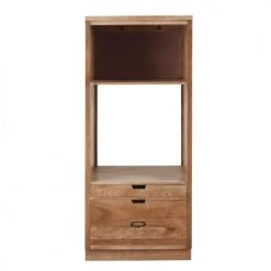 Maisons Du Monde Meubles Haut Meuble De Cuisine Colonne Four 2 Tiroirs En Manguier Massif