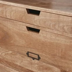 Maisons Du Monde Meubles Haut Meuble De Cuisine Colonne Four 2 Tiroirs En Manguier Massif -Meubles de cuisine Soldes meuble de cuisine colonne four 2 tiroirs en manguier massif 1000 2 36 200075 3