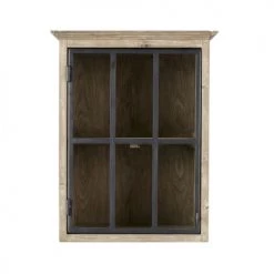 Maisons Du Monde Meubles Haut Meuble De Cuisine Haut 1 Porte Vitrée Poignée à Droite En Pin Recyclé