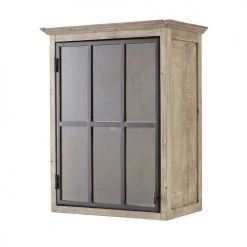 Maisons Du Monde Meubles Haut Meuble De Cuisine Haut 1 Porte Vitrée Poignée à Droite En Pin Recyclé -Meubles de cuisine Soldes meuble de cuisine haut 1 porte vitree poignee a droite en pin recycle 1000 4 16 201777 8