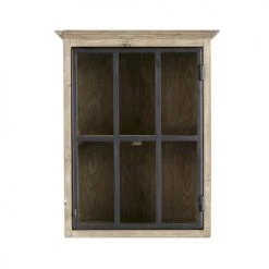 Maisons Du Monde Meubles Haut Meuble De Cuisine Haut 1 Porte Vitrée Poignée à Gauche En Pin Recyclé