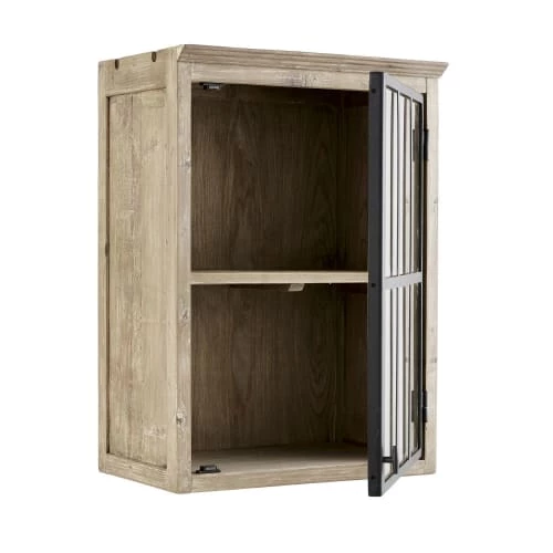 Maisons Du Monde Meubles Haut Meuble De Cuisine Haut 1 Porte Vitrée Poignée à Gauche En Pin Recyclé 4 Maisons Du Monde Meubles Haut Meuble De Cuisine Haut 1 Porte Vitrée Poignée à Gauche En Pin Recyclé – Image 2