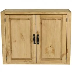 Grenier Alpin Meubles Bas Meuble Haut Pin Massif 120 Cm 2 Portes